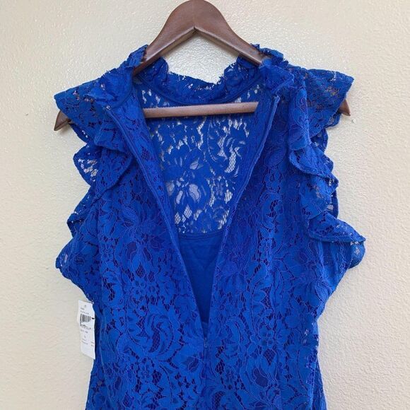 Alexia Admor Kendall Lace Cap Sleeve Sheath Dress - Picture 4 of 10